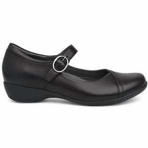 NEW DANSKO women's fawna mary jane in black milled nappa